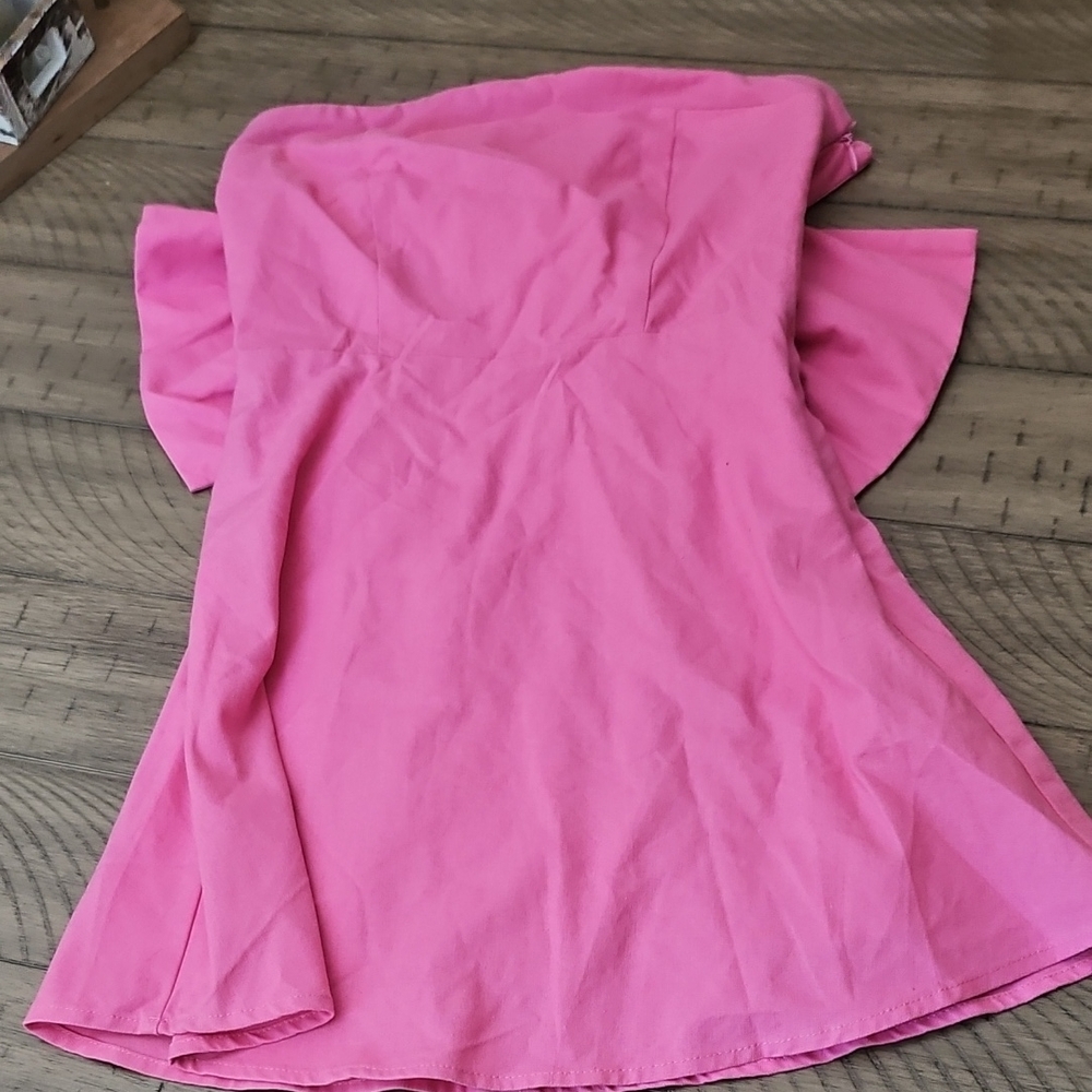 Altar'd State Strapless Pink Dress